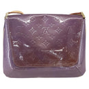 LOUIS VUITTON Monogram Vernis Thompson Street Bag Viole M91095 LV Auth 165882-3
