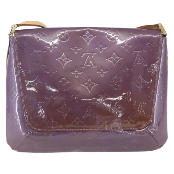 LOUIS VUITTON Monogram Vernis Thompson Street Bag Viole M91095 LV Auth 165882