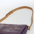 LOUIS VUITTON Monogram Vernis Thompson Street Bag Viole M91095 LV Auth 165882-8