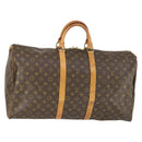 LOUIS VUITTON Monogram Keepall 55 Boston Bag M41424 LV Auth 165885-1