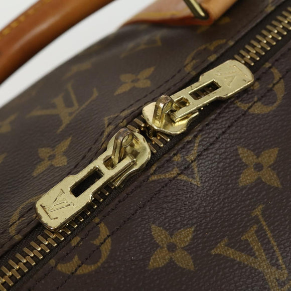 LOUIS VUITTON Monogram Keepall 55 Boston Bag M41424 LV Auth 165885