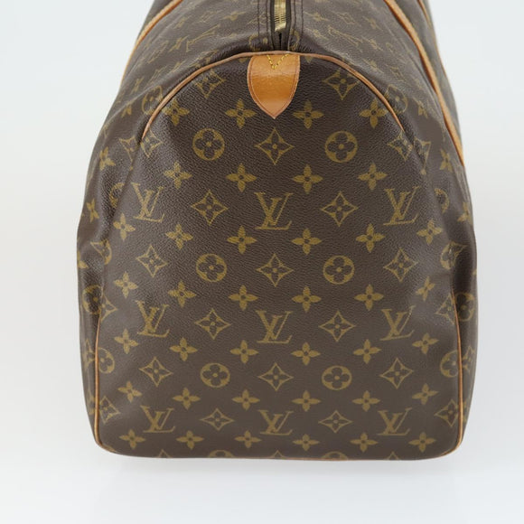 LOUIS VUITTON Monogram Keepall 55 Boston Bag M41424 LV Auth 165885