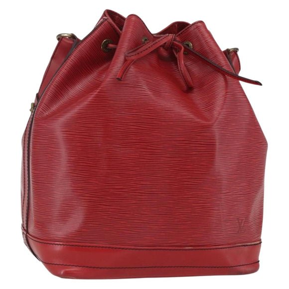 LOUIS VUITTON Epi Noe Shoulder Bag Red M44007 LV Auth 165889