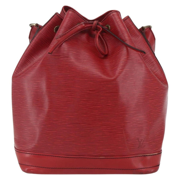 LOUIS VUITTON Epi Noe Shoulder Bag Red M44007 LV Auth 165889