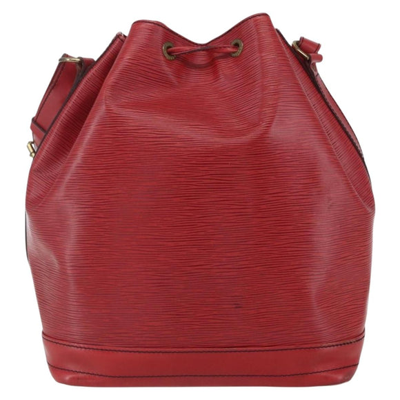 LOUIS VUITTON Epi Noe Shoulder Bag Red M44007 LV Auth 165889
