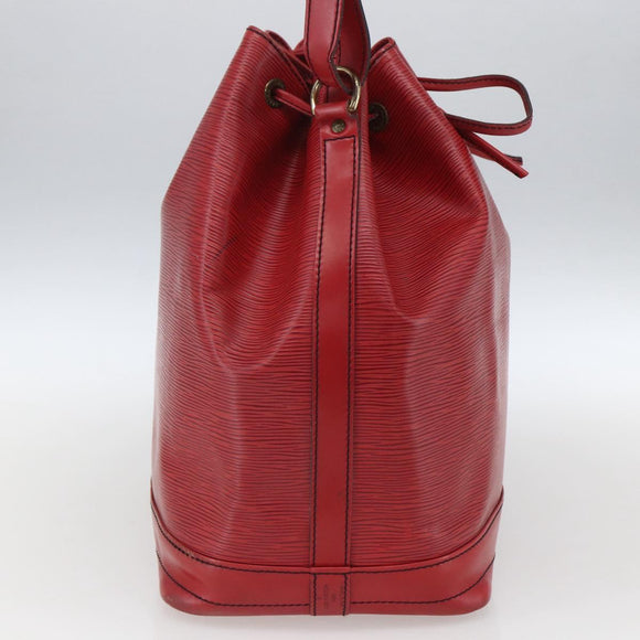 LOUIS VUITTON Epi Noe Shoulder Bag Red M44007 LV Auth 165889