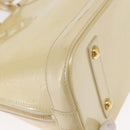 LOUIS VUITTON Monogram Vernis Alma PM Handtasche Broncorail M91445 LV Auth 165890-9