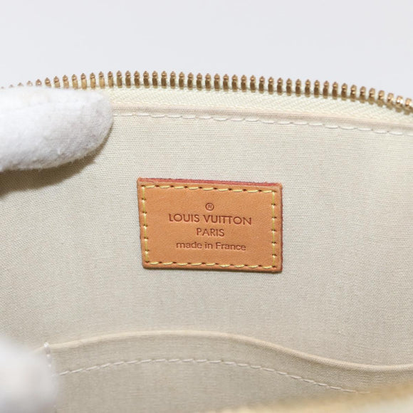 LOUIS VUITTON Monogram Vernis Alma PM Handtasche Broncorail M91445 LV Auth 165890