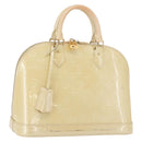 LOUIS VUITTON Monogram Vernis Alma PM Handtasche Broncorail M91445 LV Auth 165890-1