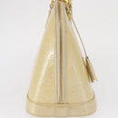 LOUIS VUITTON Monogram Vernis Alma PM Handtasche Broncorail M91445 LV Auth 165890-4