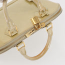LOUIS VUITTON Monogram Vernis Alma PM Hand Bag Broncorail M91445 LV Auth 165890-6
