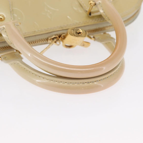 LOUIS VUITTON Monogram Vernis Alma PM Handtasche Broncorail M91445 LV Auth 165890