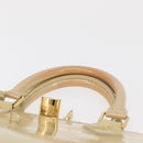 LOUIS VUITTON Monogram Vernis Alma PM Handtasche Broncorail M91445 LV Auth 165890-8