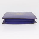 CHANEL Hologram COCO Mark Chain Shoulder Bag Vinyl Purple Silver CC Auth 165896-5