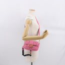 FENDI Zucca Canvas Mini Mamma Baguette Shoulder Bag 2way Pink Gold Auth 165907SM-28