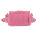 FENDI Zucca Canvas Mini Mamma Baguette Shoulder Bag 2way Pink Gold Auth 165907SM-3