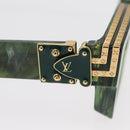 LOUIS VUITTON Millionaire Sunglasses plastic Green Z1167E LV Auth 165909SM-10
