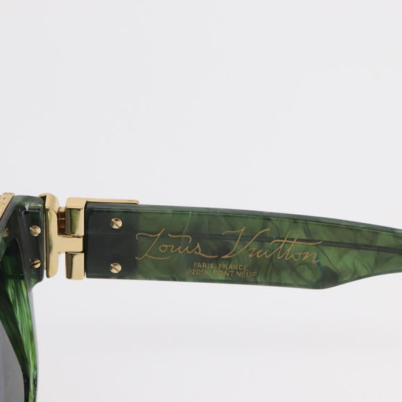 LOUIS VUITTON Millionaire Sunglasses plastic Green Z1167E LV Auth 165909SM