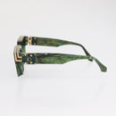 LOUIS VUITTON Millionaire Sunglasses plastic Green Z1167E LV Auth 165909SM-6