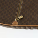CELINE Macadam Canvas Garment Cover PVC Leather Brown Gold Auth 165913-14