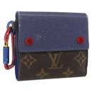 LOUIS VUITTON Taiga Compact Wallet M63041 LV Auth 165918-1