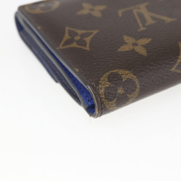 LOUIS VUITTON Taiga Compact Wallet M63041 LV Auth 165918