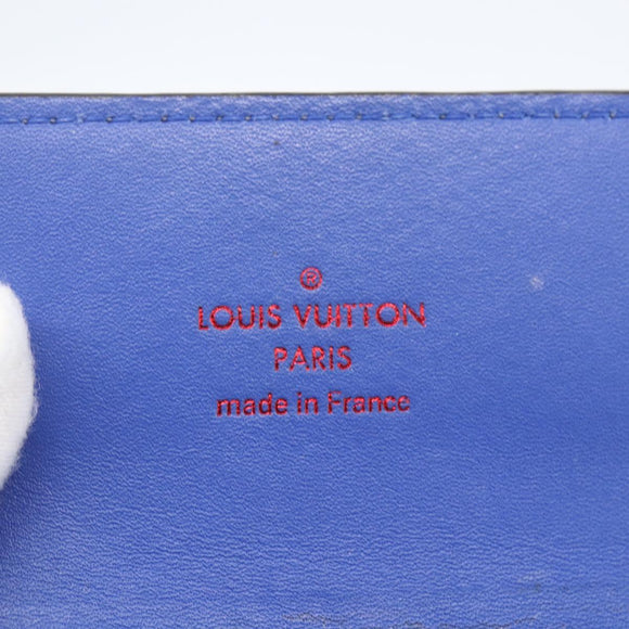 LOUIS VUITTON Taiga Compact Wallet M63041 LV Auth 165918