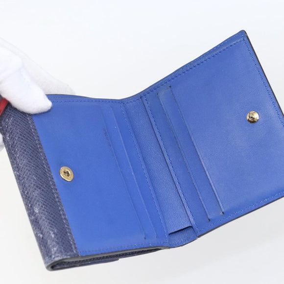 LOUIS VUITTON Taiga Compact Wallet M63041 LV Auth 165918