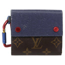 LOUIS VUITTON Taiga Compact Wallet M63041 LV Auth 165918-13