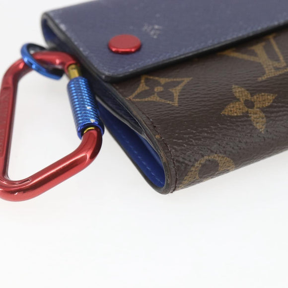 LOUIS VUITTON Taiga Compact Wallet M63041 LV Auth 165918
