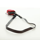 PRADA Telefoonhouder Nektasje Nylon Rood Zilver Auth 165922V-7