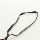 PRADA Telefoonhouder Nektasje Nylon Rood Zilver Auth 165922V-14