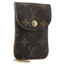 LOUIS VUITTON Monogram EtuiTelephonne MM Cell Phone Case M66546 LV Auth 165923V-1