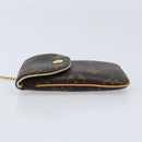 LOUIS VUITTON Monogram EtuiTelephonne MM Cell Phone Case M66546 LV Auth 165923V-4