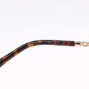 CHANEL Chain Glasses metal Champagne Gold CC Auth 165926SM-15