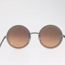 CHANEL Chain Sunglasses metal Brown CC Auth 165927SM-2