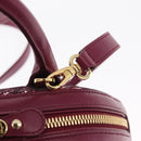 Salvatore Ferragamo Gancini Sequin Bag Leather 2way Pink Gold Auth 165928SAV-20