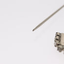 CHANEL COCO Mark Rhinestone Safety Pin metal Silver tone CC Auth 165929SM-10