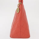 CHANEL Matelasse Reprint Tote Bag Caviar Skin Pink Gold CC Auth 165933SAM-5