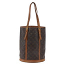 LOUIS VUITTON Monogram Bucket GM Shoulder Bag M42236 LV Auth 165936-13