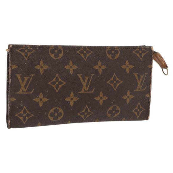LOUIS VUITTON Monogram Bucket GM Accessory Pouch LV Auth 165937