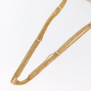 CHANEL Matelasse Single Flap Chain Shoulder Bag Leather Gold CC Auth 165938V-7