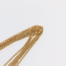 CHANEL Matelasse Single Flap Chain Shoulder Bag Leather Gold CC Auth 165938V-9