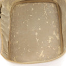 CHANEL Vanity Hand Bag Caviar Skin White Gold CC Auth 165943-17