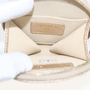 CHANEL Matelasse Air Pods case Coin Purse Lamb Skin Gold CC Auth 165948SM-10