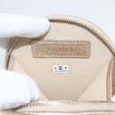 CHANEL Matelasse Air Pods case Coin Purse Lamb Skin Gold CC Auth 165948SM-11