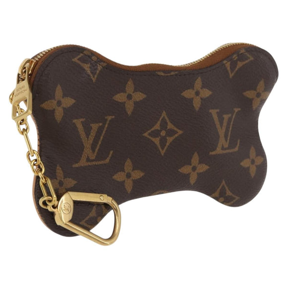 LOUIS VUITTON Monogram Bone Pouch M12616 LV Auth 165949SAM