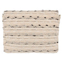 CHANEL Chain Shoulder Bag Tweed White Silver CC Auth 165951SM-2