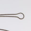 CHANEL Chain Shoulder Bag Tweed White Silver CC Auth 165951SM-8