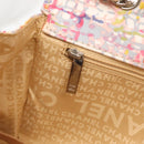 CHANEL Matelasse 25 Chain Shoulder Bag Canvas Multicolor Silver CC Auth 165952SM-28
